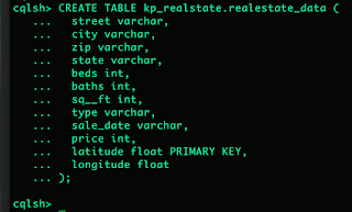 Create Table